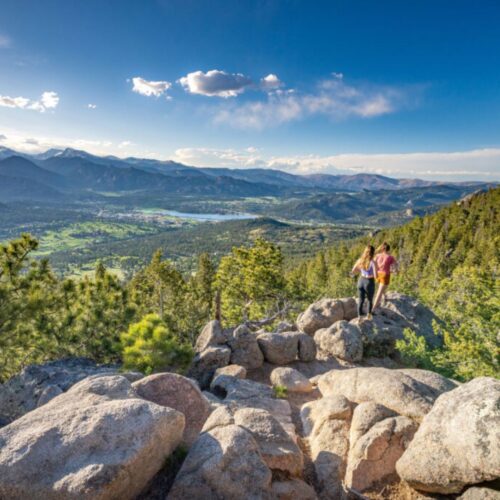 mountain views in estes park